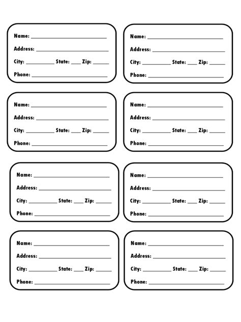 microsoft word luggage tag template.